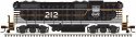 EMD GP7 - Standard DC - Classic(R) Silver -- Chicago & Eastern Illinois 212 (black, , HO, Atlas Model Railroad Co. 10003944