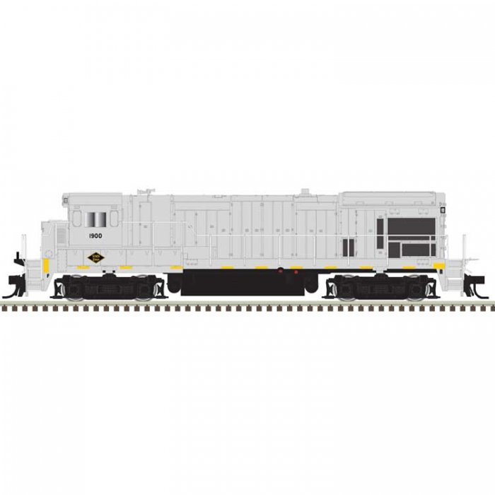 GE B23-7 Low Nose - Standard DC - Master(R) Silver -- SMS Lines 1900 (gray), HO, Atlas Model Railroad Co. 10004701