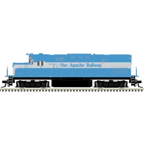 Alco C420 Low Nose - Standard DC - Master(R) Silver -- Apache 83 (blue, silver), HO, Atlas Model Railroad Co. 10004737