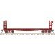 42′ Pulpwood Flatcar with Load - Ready to Run -- Gulf, Mobile & Ohio 3966 (Boxcar Re, HO, Atlas Model Railroad Co. 20007580