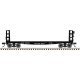 42′ Pulpwood Flatcar with Load - Ready to Run -- Cotton Belt SSW 88543 (black), HO, Atlas Model Railroad Co. 20007591