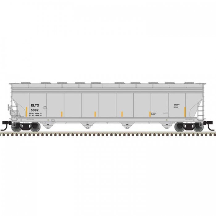 ACF 5800 4-Bay Covered Hopper - Ready to Run - Master(R) -- Soltex Polymers ELTX 509, HO, Atlas Model Railroad Co. 20007675