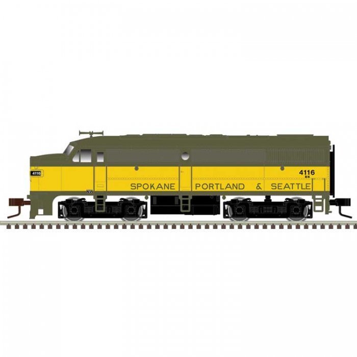 Alco FA1 Large Numberboards - Standard DC - Master(R) Silver -- Burlington Northern 4, N, Atlas Model Railroad Co. 40005051