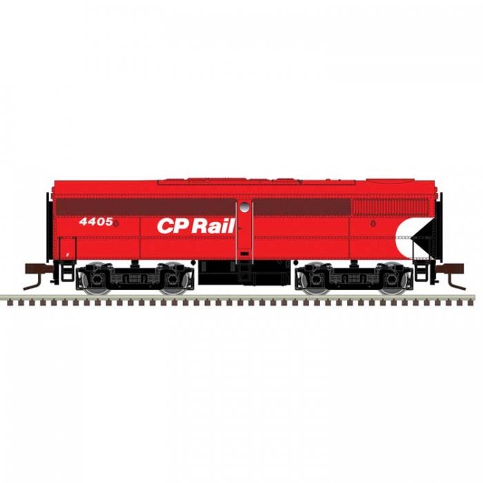 Alco FB1 - Standard DC - Master(R) Silver -- Canadian Pacific 4406 (Action Red, white, N, Atlas Model Railroad Co. 40005076