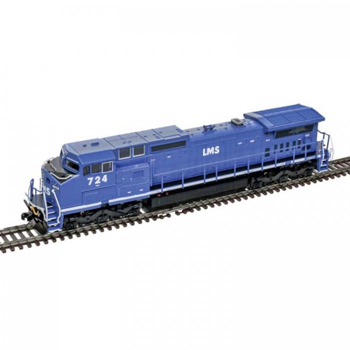 GE Dash 8-40CW - Standard DC - Master(R) Silver -- Locomotive Management Services LMS, N, Atlas Model Railroad Co. 40005838