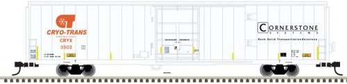 Cryogenic Reefer - Ready to Run - Master(R) -- Cryo-Trans Cornerstone 3457 (white, or, N, Atlas Model Railroad Co. 50005970
