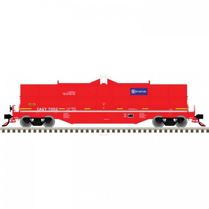42′ Coil Steel Car with Fishbelly Side Sill - Ready to Run - Master(R) -- ServerCorr , N, Atlas Model Railroad Co. 50006777