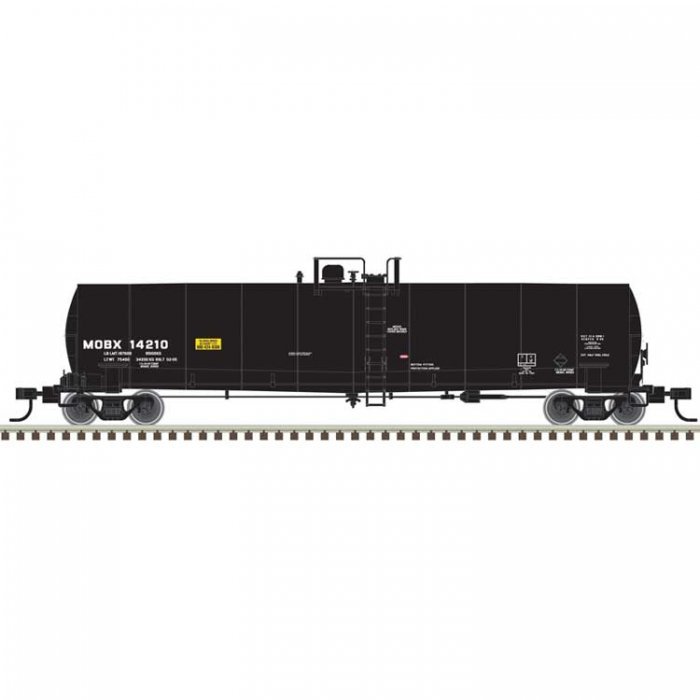 ACF 23,500-Gallon Tank Car - Ready to Run - Master(R) -- Exxon Mobil MOBX 14274 (bla, N, Atlas Model Railroad Co. 50006964