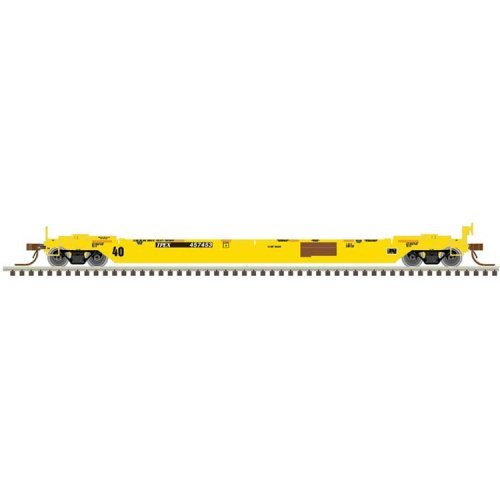 40′ Rebuilt Well Car - Ready to Run - Master(R) -- TTX TPEX 455315 (Patched, yellow, , N, Atlas Model Railroad Co. 50007025