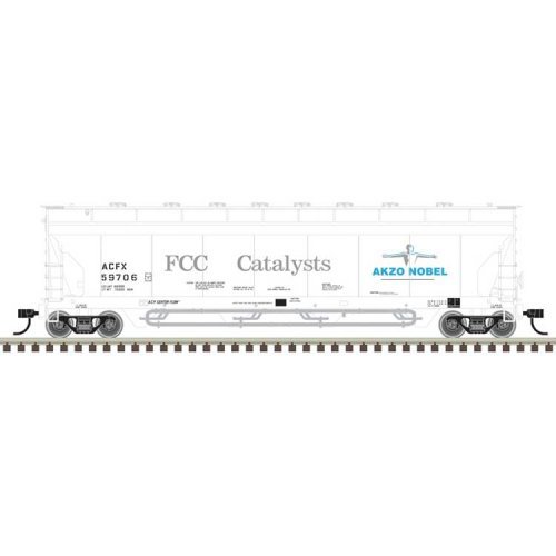 ACF 4-Bay Center Flow(R) Pressureaide(R) Covered Hopper - Ready to Run - Maste -- Akz, N, Atlas Model Railroad Co. 50007332