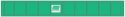 Decorated Plate Girder Bridge w/Code 100 Track -- Kit - Penn Central (jade green, wh, HO, Atlas Model Railroad Co. 70000034