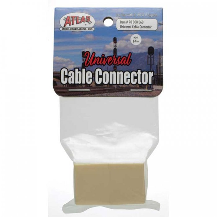 SCB Interconnect Cable Connector - All Scales Signal System, All Scales, Atlas Model Railroad Co. 70000060
