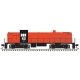 Alco RS3 - Standard DC - Classic Silver -- New Haven 529 (orange, black), N, Atlas Model Railroad Co. 40005477