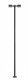 Double-Arm Square LED Light 3-Pack -- Black (warm white LED) 30 Scale Feet Tall, HO, Atlas Model Railroad Co. 70000215
