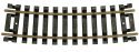 Code 100 Curved Snap-Track(R) Nickel-Silver Rail -- 1/2 Section, 15′ Radius (Black Ties) , HO, Atlas Model Railroad Co. 832