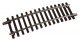 Code 148 Solid Nickel Silver 2-Rail -- 36′ Radius Half Curve Track Section, O, Atlas O 7063