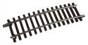 Code 148 Solid Nickel Silver 2-Rail -- 36′ Radius Half Curve Track Section, O, Atlas O 7063