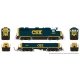 EMD GP39 & EMD/Huntington SWMT Slug Set - Sound and DCC -- CSX 4280, 1040 (YN3, blue, yellow), HO, Rapido Trains Inc 39531