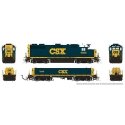 EMD GP39 & EMD/Huntington SWMT Slug Set - Sound and DCC -- CSX 4280, 1040 (YN3, blue, yellow), HO, Rapido Trains Inc 39531