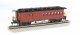 1860 - 1880 Wood Combine - Ready to Run - Silver Series(R) -- Painted, Unlettered (red), HO, Bachmann Industries 13502