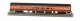 85′ Smooth-Side Coach w/Lights - Ready to Run -- Southern Pacific (Daylight Black, orange, r, HO, Bachmann Industries 14207