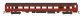 85′ Smooth-Side Coach with Interior Lights - Ready to Run -- Pennsylvania Railroad 4263 (Fle, HO, Bachmann Industries 14213