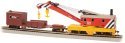 250-Ton Crane Derrick with Boom Tender - Silver Series(R) -- Canadian National, HO, Bachmann Industries 16104