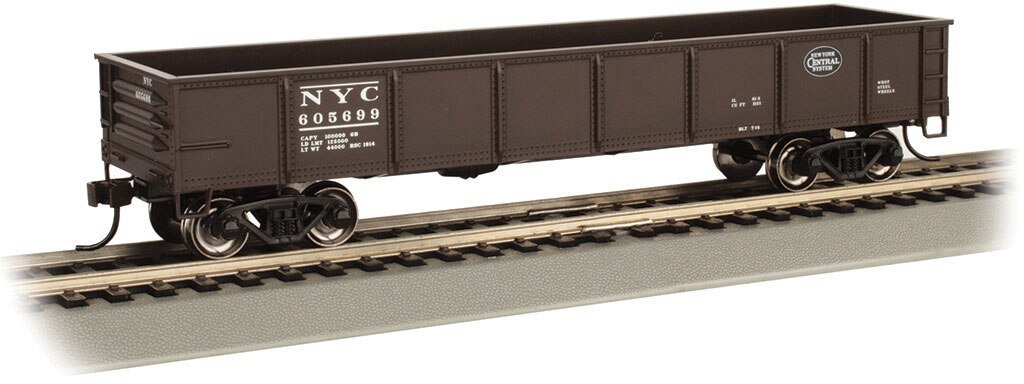 40′ Gondola - Ready to Run - Silver Series(R) -- New York Central 605699, HO, Bachmann Industries 17219