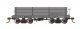 18′ Wood Low-Side Gondola 2-Pack - Spectrum(R) -- U.S.A. 100701, 101222 (gray), On30, Bachmann Industries 26533