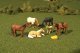 Animals -- Horses pkg(6), O, Bachmann Industries 33169