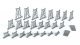 26-Piece Graduated Trestle Set, N, Bachmann Industries 42523