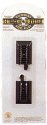 E-Z Track(R) w/Steel Rail & Black Roadbed -- Hayes Wheel Stops (Track Bumpers) pkg(2), HO, Bachmann Industries 44491