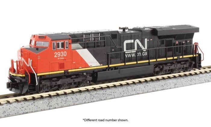 GE ES44AC GEVO - Standard DC -- Canadian National 2930 (black, red, white, Website Logo), N, Kato USA Inc 1768951