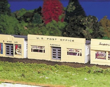Plasticville Classic Kit - Post Office -- 2-1/8 x 4-5/8′ 5.5 x 11.8cm, HO, Bachmann Industries 45144