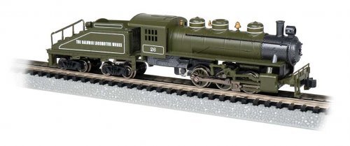 USRA 0-6-0 Switcher with Slope-Back Tender - Standard DC -- Baldwin Locomotive Works 26 (oliv, N, Bachmann Industries 50554