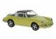 1963 Porsche 911E Targa Coupe - Assembled -- Gold, Black, HO, Brekina Automodelle 16269
