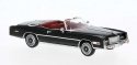 1975 Cadillac Eldorado Convertible - Assembled -- Top Down (black), HO, Brekina Automodelle 19756