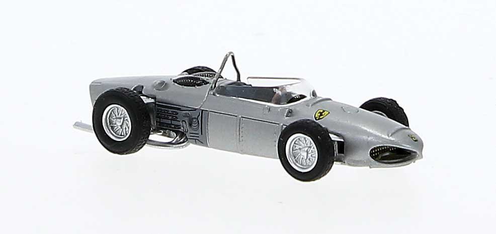1961 Ferrari F 156 - Assembled -- Presentation Car (gray, Italian Lettering), HO, Brekina Automodelle 22997