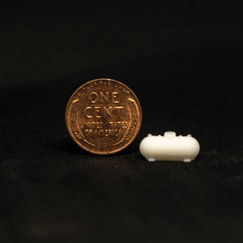 500-Gallon Propane Tank -- pkg(5), N, All Scale Miniatures 1600862