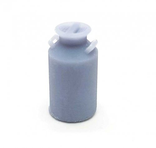 Milk/Cream Cans -- pkg(5), HO, All Scale Miniatures 870995
