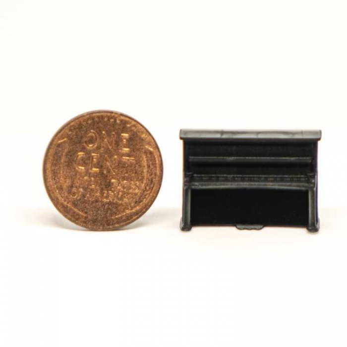 Upright Piano, HO, All Scale Miniatures 871941