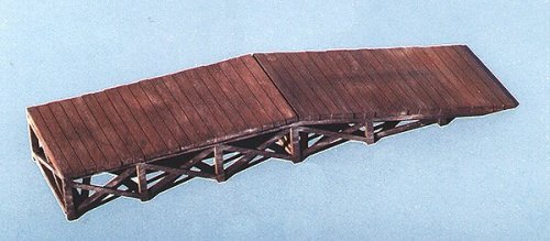 Wood Loading Ramp -- Kit - 5-3/4 x 1-1/2′ 14.6 x 3.8cm, HO, Blair Line 174