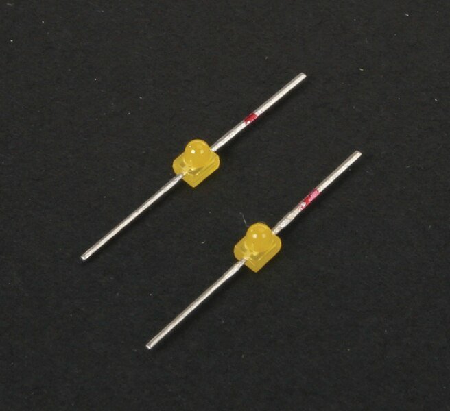 LEDs -- Yellow, 2mm, All Scales, Brawa Modellspielwaren 3295