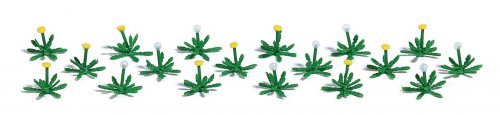 Dandelions - Assembled -- pkg(18), HO, Busch Gmbh & Co Kg 1246