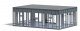 Elbingerode Train Station -- Laser-Cut Kit - 13-3/8 x 4-1/2 x 4-1/8′ 34 x 11.4 x 5.6cm, TT, Busch Gmbh & Co Kg 1960