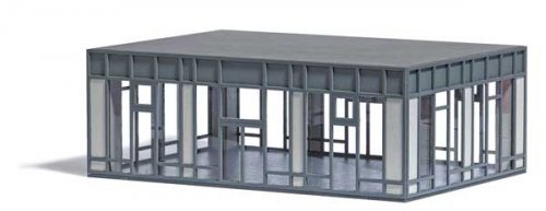Elbingerode Train Station -- Laser-Cut Kit - 13-3/8 x 4-1/2 x 4-1/8′ 34 x 11.4 x 5.6cm, TT, Busch Gmbh & Co Kg 1960