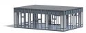 Elbingerode Train Station -- Laser-Cut Kit - 13-3/8 x 4-1/2 x 4-1/8′ 34 x 11.4 x 5.6cm, TT, Busch Gmbh & Co Kg 1960