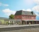 Elbingerode Train Station -- Laser-Cut Kit - 13-3/8 x 4-1/2 x 4-1/8′ 34 x 11.4 x 5.6cm, TT, Busch Gmbh & Co Kg 1960