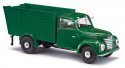 1954 Framo V901-2 Animal Transport Truck - Assembled -- Green, HO, Busch Gmbh & Co Kg 52099