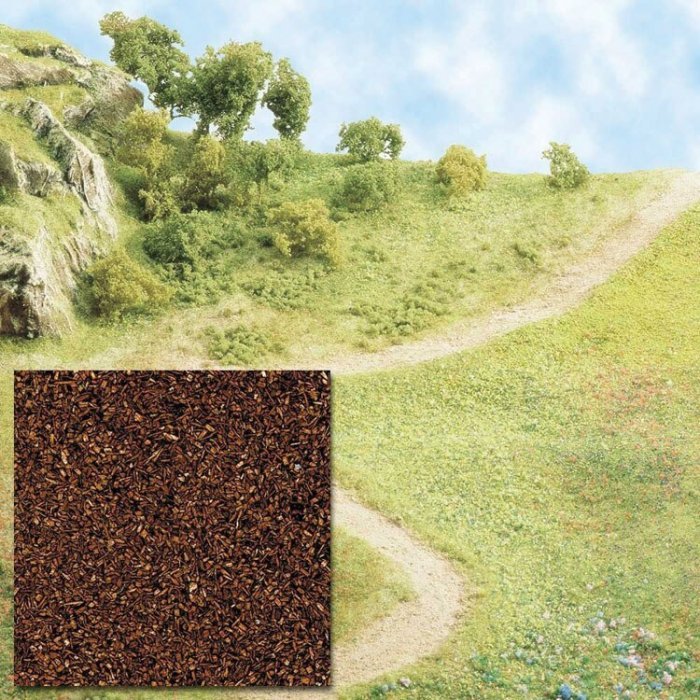 Grass Scatter Material Ground Cover -- Brown 2-13/16oz 80g, All Scales, Busch Gmbh & Co Kg 7308